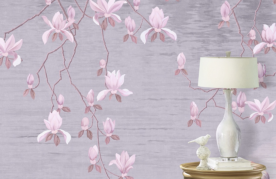 Панно Affresco Wallpaper Part 1 Flamingo AB134-COL2 2x2,68 м фото в интерьере