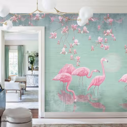 Панно Affresco Wallpaper Part 1 Flamingo AB134-COL4 2x2,68 м