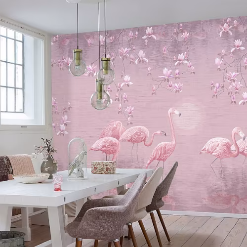Панно Affresco Wallpaper Part 1 Flamingo AB134-COL5 2x2,68 м