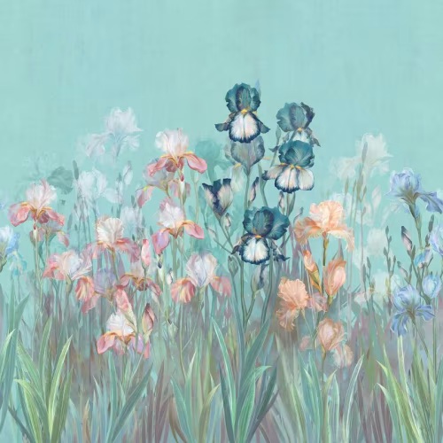 Панно Affresco Wallpaper Part 1 Irises AB119-COL1 2x2,01 м