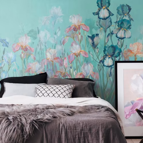 Панно Affresco Wallpaper Part 1 Irises AB119-COL1 2x2,01 м