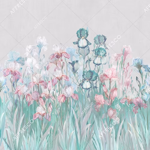 Панно Affresco Wallpaper Part 1 Irises AB119-COL6 2x2,01 м