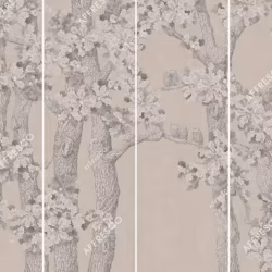 Панно Affresco Wallpaper Part 1 Oaks and Owls AB126-COL2 2x2,68 м