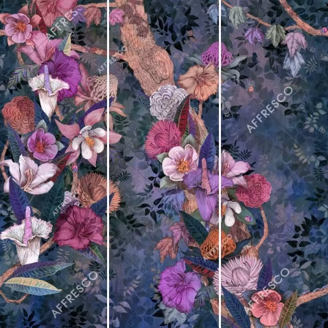 Панно Affresco Wallpaper Part 1 On the Tree Branches AB129-COL2 2x2,01 м