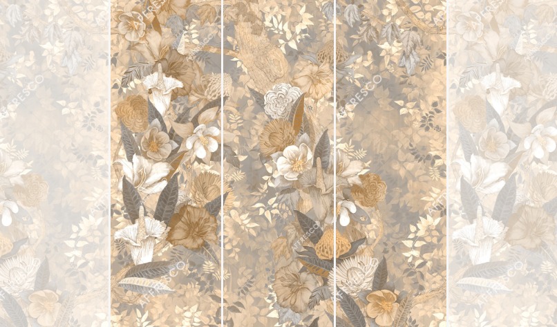 Панно Affresco Wallpaper Part 1 On the Tree Branches AB129-COL5 2x2,01 м