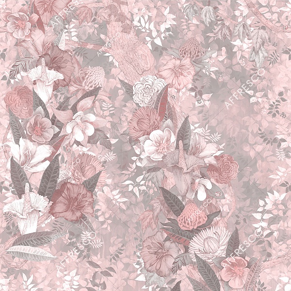 Панно Affresco Wallpaper Part 1 On the Tree Branches AB129-COL6 2x2,01 м