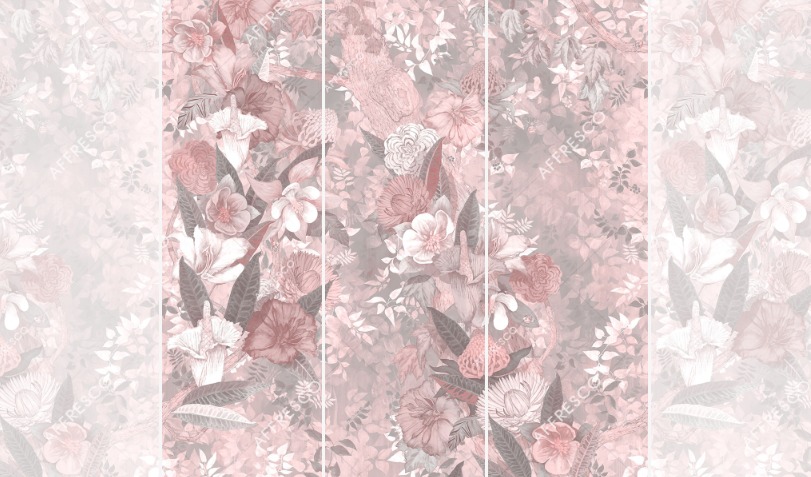 Панно Affresco Wallpaper Part 1 On the Tree Branches AB129-COL6 2x2,01 м