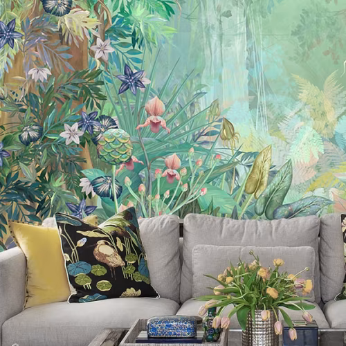 Панно Affresco Wallpaper Part 1 Unreal Forest AB140-COL2 2x2,68 м