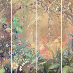 Панно Affresco Wallpaper Part 1 Unreal Forest AB140-COL4 2x2,68 м