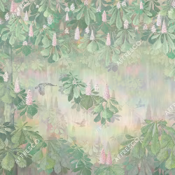 Панно Affresco Wallpaper Part 1 Chestnut AB117-COL5 2x2,68 м