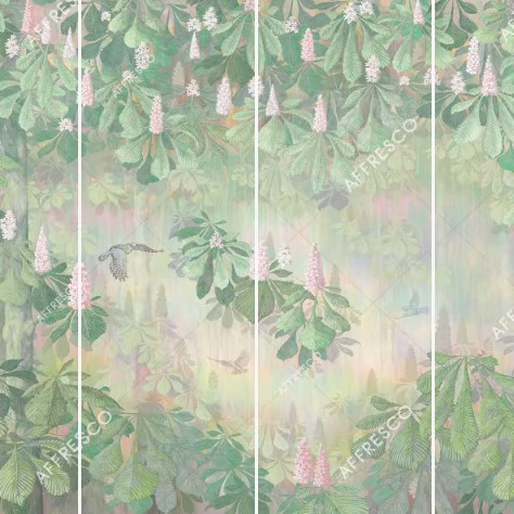 Панно Affresco Wallpaper Part 1 Chestnut AB117-COL5 2x2,68 м