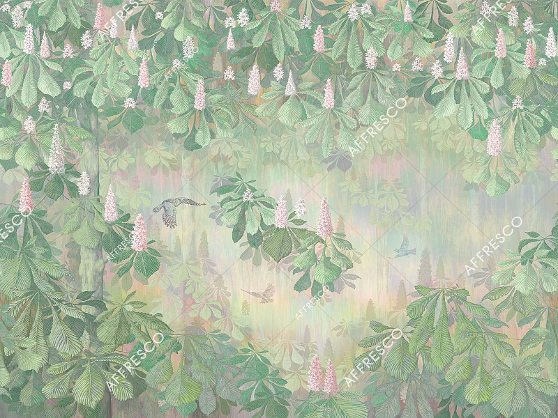 Панно Affresco Wallpaper Part 1 Chestnut AB117-COL5 2x2,68 м