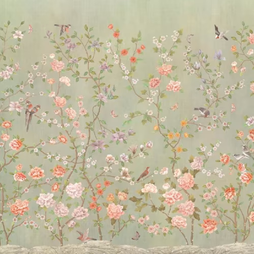 Панно Affresco Wallpaper Part 1 Chinese Garden AB137-COL3 2x2,68 м