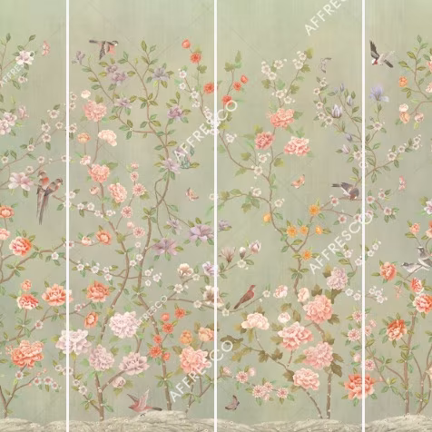 Панно Affresco Wallpaper Part 1 Chinese Garden AB137-COL3 2x2,68 м