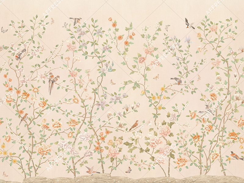 Панно Affresco Wallpaper Part 1 Chinese Garden AB137-COL6 2x2,68 м