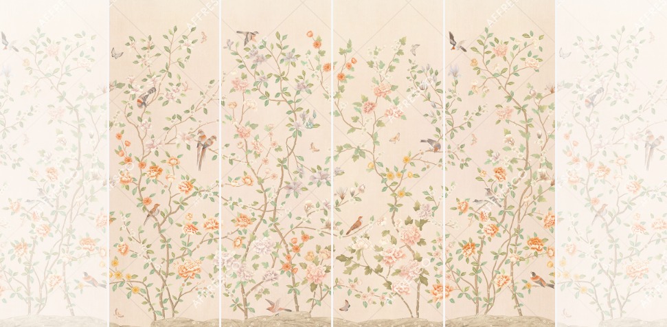 Панно Affresco Wallpaper Part 1 Chinese Garden AB137-COL6 2x2,68 м