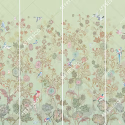 Панно Affresco Wallpaper Part 1 Bird Kingdom AB136-COL2 2x2,68 м