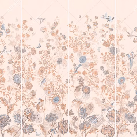 Панно Affresco Wallpaper Part 1 Bird Kingdom AB136-COL6 2x2,68 м