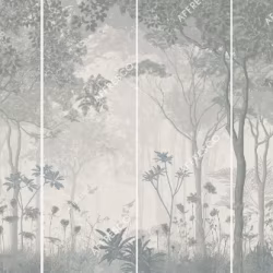 Панно Affresco Wallpaper Part 2 Morning in the Forest AB55-COL1 2x2,68 м