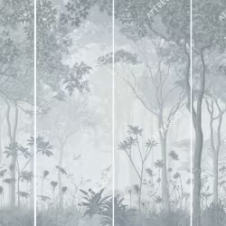 Панно Affresco Wallpaper Part 2 Morning in the Forest AB55-COL2 2x2,68 м