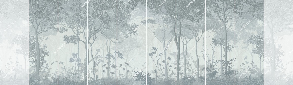 Панно Affresco Wallpaper Part 2 Morning in the Forest AB55-COL2 2x2,68 м