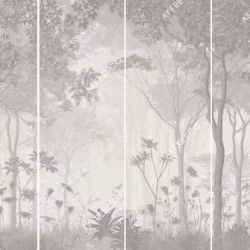 Панно Affresco Wallpaper Part 2 Morning in the Forest AB55-COL4 2x2,68 м