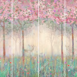Панно Affresco Wallpaper Part 2 Spring Forest AB49-COL1 2x2,68 м