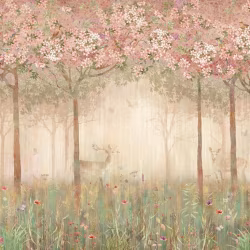 Панно Affresco Wallpaper Part 2 Spring Forest AB49-COL3 2x2,68 м