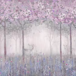 Панно Affresco Wallpaper Part 2 Spring Forest AB49-COL4 2x2,68 м