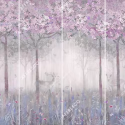 Панно Affresco Wallpaper Part 2 Spring Forest AB49-COL4 2x2,68 м