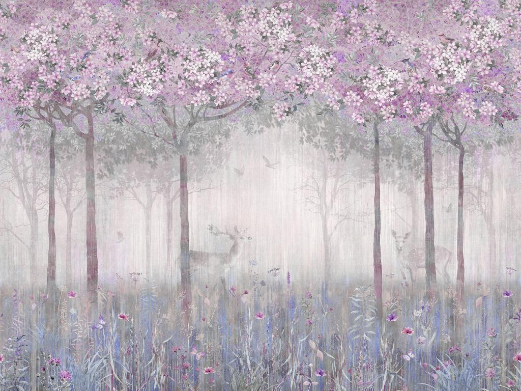 Панно Affresco Wallpaper Part 2 Spring Forest AB49-COL4 2x2,68 м Панно Affresco Wallpaper Part 2 Spring Forest AB49-COL4 2x2,68 м