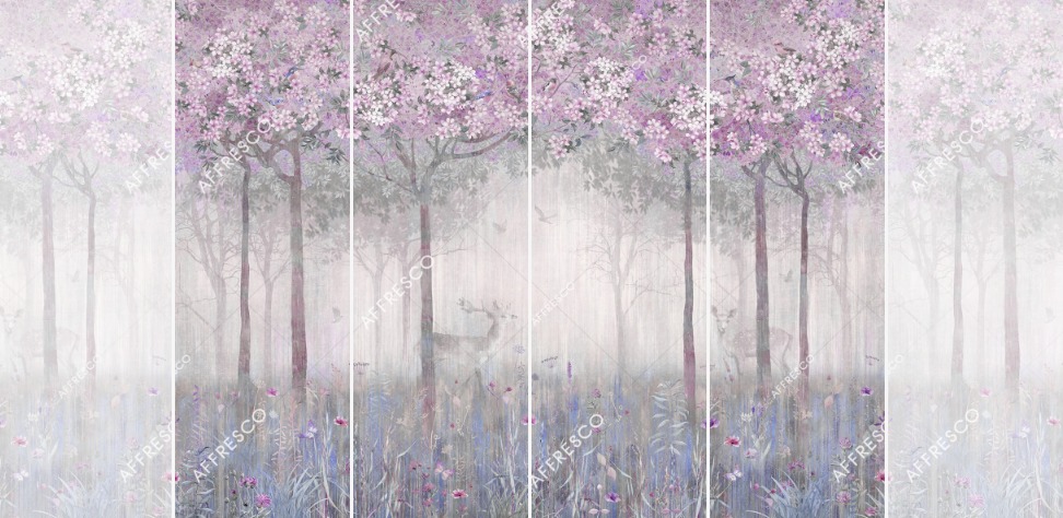 Панно Affresco Wallpaper Part 2 Spring Forest AB49-COL4 2x2,68 м Панно Affresco Wallpaper Part 2 Spring Forest AB49-COL4 2x2,68 м