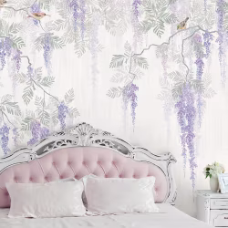 Панно Affresco Wallpaper Part 2 Wisteria in Bloom AB53-COL1 2x2,68 м