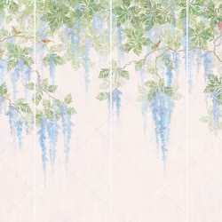 Панно Affresco Wallpaper Part 2 Wisteria in Bloom AB53-COL4 2x2,68 м