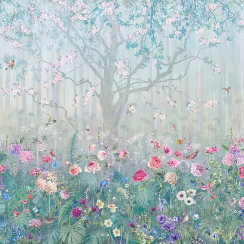Панно Affresco Wallpaper Part 2 Blooming Woods WP42-COL1 2x2,68 м