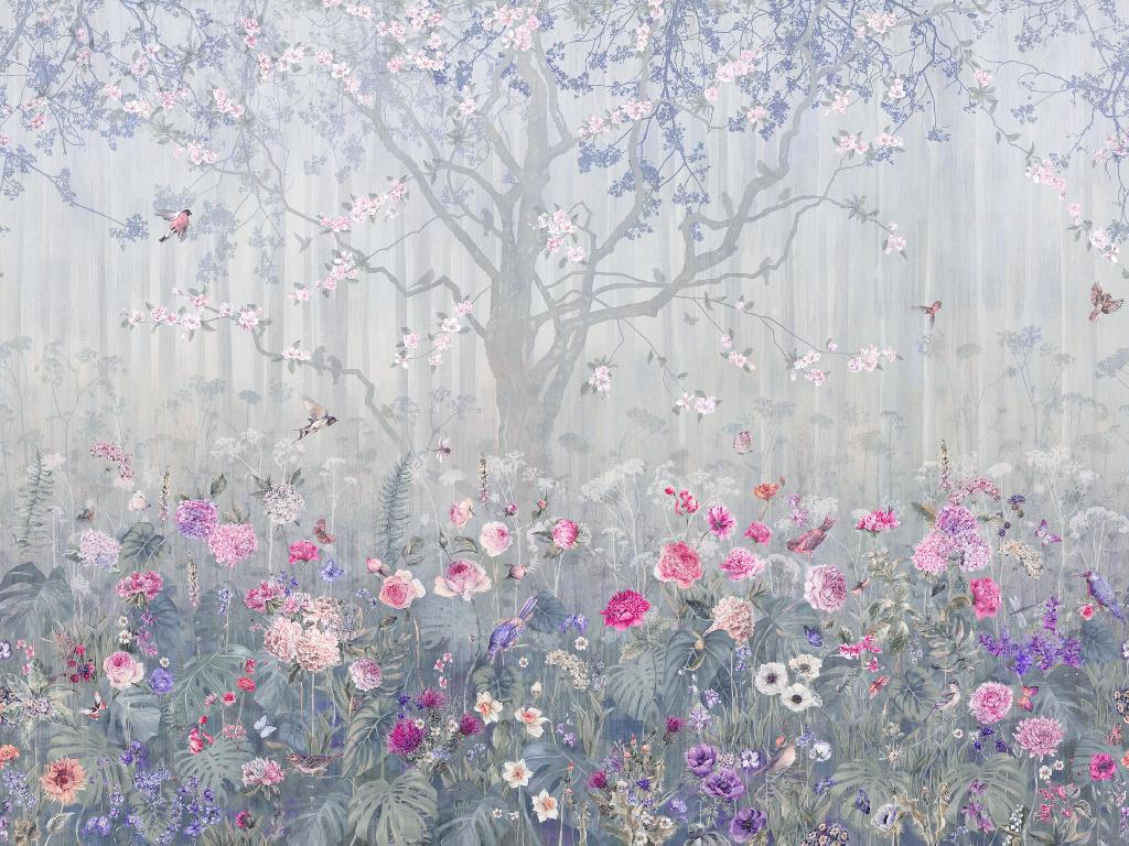 Панно Affresco Wallpaper Part 2 Blooming Woods WP42-COL2 2x2,68 м