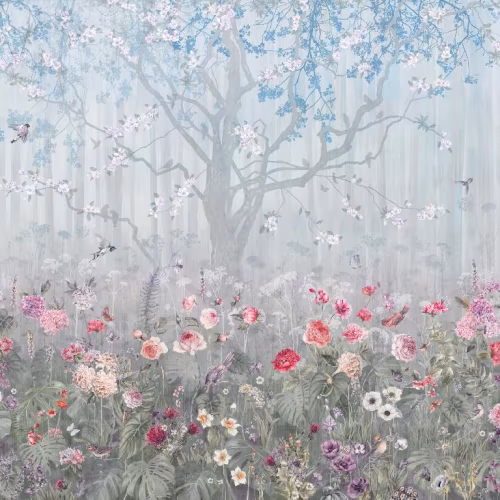 Панно Affresco Wallpaper Part 2 Blooming Woods WP42-COL3 2x2,68 м