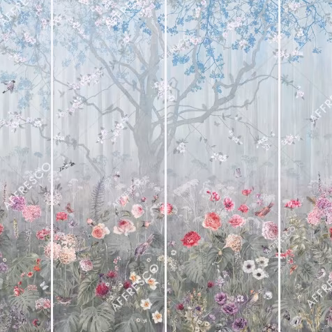 Панно Affresco Wallpaper Part 2 Blooming Woods WP42-COL3 2x2,68 м