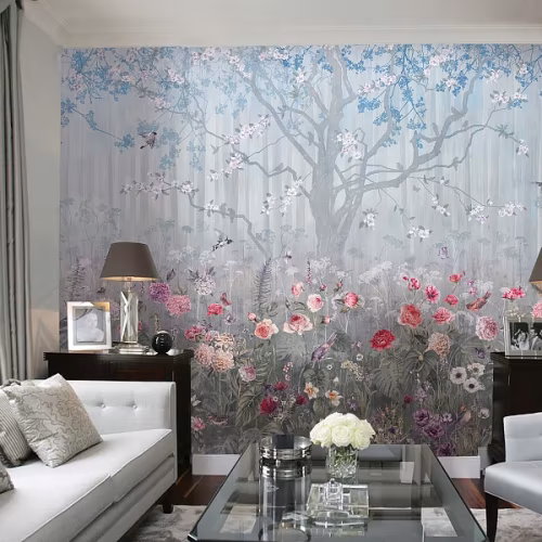 Панно Affresco Wallpaper Part 2 Blooming Woods WP42-COL3 2x2,68 м