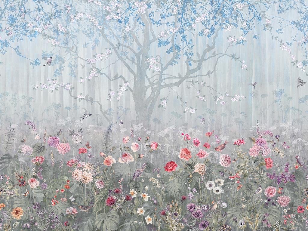 Панно Affresco Wallpaper Part 2 Blooming Woods WP42-COL3 2x2,68 м
