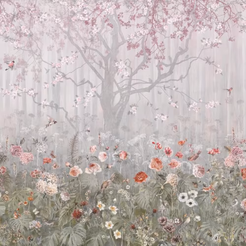 Панно Affresco Wallpaper Part 2 Blooming Woods WP42-COL4 2x2,68 м
