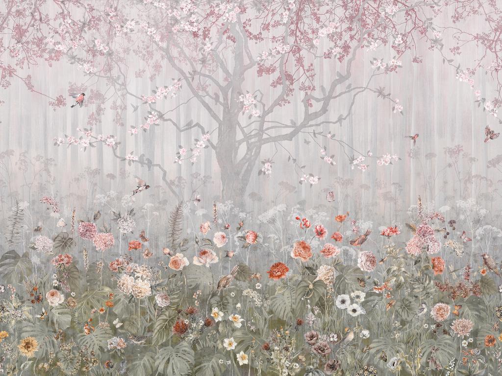 Панно Affresco Wallpaper Part 2 Blooming Woods WP42-COL4 2x2,68 м