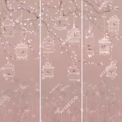 Панно Affresco Wallpaper Part 2 Butterflies JK32-COL1 2x2,01 м