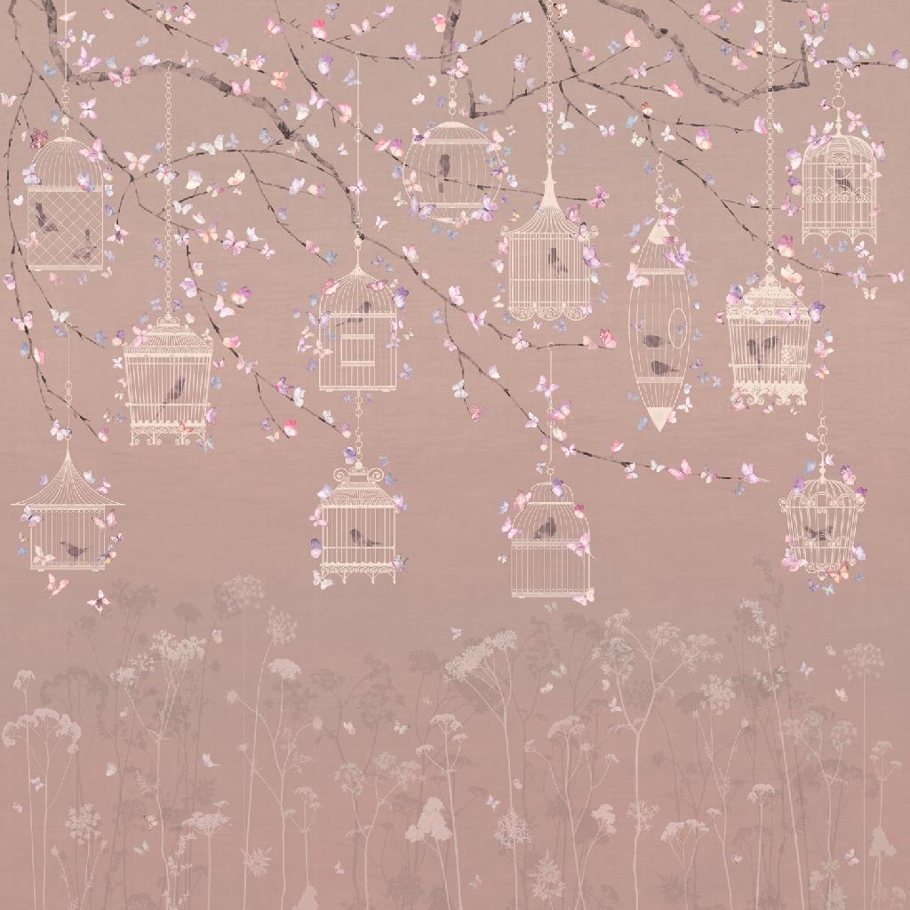 Панно Affresco Wallpaper Part 2 Butterflies JK32-COL1 2x2,01 м