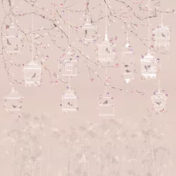 Панно Affresco Wallpaper Part 2 Butterflies JK32-COL2 2x2,01 м