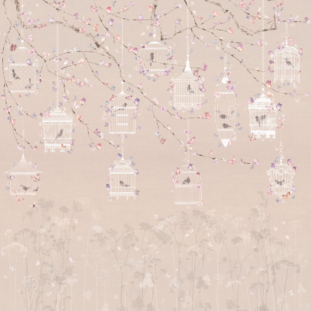 Панно Affresco Wallpaper Part 2 Butterflies JK32-COL2 2x2,01 м