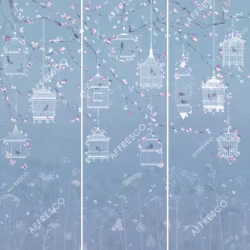 Панно Affresco Wallpaper Part 2 Butterflies JK32-COL3 2x2,01 м