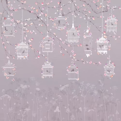 Панно Affresco Wallpaper Part 2 Butterflies JK32-COL4 2x2,01 м
