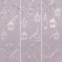 Панно Affresco Wallpaper Part 2 Butterflies JK32-COL4 2x2,01 м