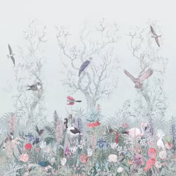 Панно Affresco Wallpaper Part 2 Birds Residence LE25-COL1 2x2,01 м